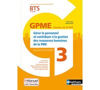 Domaine d'activité 3 - BTS 2ème année GPME (DOM ACT GPME) Livre + licence élève - 2019