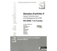 Domaine D'activités 4 - Soutenir Le Fonctionnement Et Le Développement De La Pme Bts Gpme 1re Et 2e Années