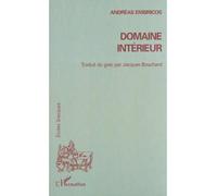 Domaine intérieur - Andréas Embiricos - L'harmattan - broché - Poésie