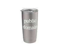 Domaine public Gobelet isotherme en acier inoxydable double paroi