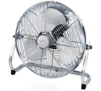 DOMAIR Brasseur d'air à poser BA30CC inclinable - 3 vitesses - 30 cm - 50 W - Chromé
