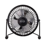 Domair COSY Noir - Mini ventilateur de table USB 4W - Diamètre des pales 10 cm - Noir