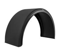 DOMAR Garde-Boue Simple 19,5 à 24,5 Pouces en Plastique pour remorque de Camion 1300 x 430 mm Passage de Roue Robuste Protection Anti-Boue véhicule Utilitaire de Chantier