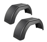 DOMAR Lot de 2 garde-boue en plastique pour remorque de voiture, 89 x 18 cm, robuste et léger, avec surface plate, universel