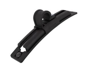 DOMAR Support de fixation réglable en plastique robuste pour garde-boue de remorque 360 mm de longueur diamètre de serrage 42 mm montage stable véhicule utilitaire et camion