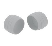 Domary 1 Paire de Bouchons Antidérapants de Fixation Sangle élastique en Silicone pour Vélo Boucles Sangle Bouchon Ruban Guidon Souple Durable pour la Route et Les Vél (Grise)