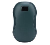 Domary 2 en 1 Chauffe-Mains Affichage Numérique 3 Température USB Rechargeable Chauffe-Mains Power Bank Pocket Plus Chaud Portable pour Les Travaux en Plein Air (Vert foncé)