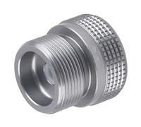 Domary Adaptateur de Cartouche à Gaz en Alliage en Aluminium pour Le Réservoir de Gaz Mapp, Portable et Durable pour Le Camping et Les Brûleurs de Pique-Nique