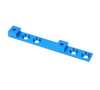 Domary Ajusteur de Trou de Porte-bidon Vélo Quatre Trous en Alliage D'aluminium Régulateur Position Réglable Support Cadre Fixe pour Les Amateurs Cyclisme Léger (Quatre Trous Bleus)