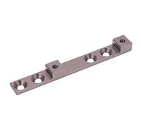 Domary Ajusteur de Trou de Porte-bidon Vélo Quatre Trous en Alliage D'aluminium Régulateur Position Réglable Support Cadre Fixe pour Les Amateurs Cyclisme Léger (Couleur Titane à Quatre Trous)