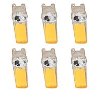 Domary Ampoule LED G9, 6 Pièces, Lumière Variable de Remplacement, économe en énergie, pour Lampes Murales, Lampes de Table, 9W, Blanc Froid, 220V (Lumière chaude)