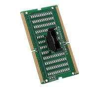Domary Analyseur de Diagnostic So-DIMM pour Mémoire RAM DDR2 DDR3 DDR4 | Carte de Test avec Indicateurs LED, Protection contre L'insertion Inversée, PCB 2,64 X 1,57 Pouces, pour le Dépannage de la