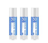 Domary Bâton de Colle Solide pour Imprimante 3D, Séchage Rapide, Réutilisable, Non Toxique, Lavable pour Plate-forme de Foyer, 3 Pièces