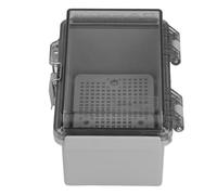 Domary Boîte de Jonction électrique avec Couvercle à Charnière Au-dessus du Boîtier en Plastique ABS étanche Standard pour Applications Extérieures 100x150x90mm