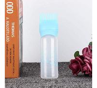 Domary Bouteille Applicatrice de Teinture Capillaire, Bouteille de Coloration Capillaire, Shampoing 170 ML avec Tête Peigne et Action Pompe pour Salon Professio (Bleu)