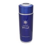 Domary Bouteille D'eau Alcaline en Acier Inoxydable, Flacon Portable Nano Energy Lonizer pour Booster de santé (Bleue)