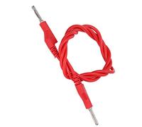 Domary Câble de Test Mâle à Mâle de 4 Mm, Fiche Banane Type Empilable, Câble en Silicone 15 A 1500 V avec Contacts en Laiton pour Projets électriques, Testeur Tension, Batterie