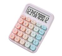 Domary Calculatrice à 12 Chiffres, Grandes Touches Rondes Dégradées,