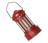 Domary Camping Lantern Retro Retro Portable Light pour la Pêche Extérieure (Rouge)