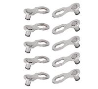 Domary CANSUCC 5 Paires de Connecteurs de Maillons Chaîne Vélo Durables, Boucle à Dégagement Rapide, en Acier Haute qualité, Connecteur Chaîne Vélo Route, Access (10S)