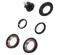 Domary Casque de Vélo de Montagne 44 Mm, Double Roulements, équipement Cyclisme, Supports Inférieurs avec Capuchon Supérieur, Alliage D'aluminium Haute Résistance, Léger, Durab