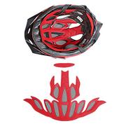 Domary Casque de Vélo de sécurité, Haute Résistance, Léger, Impact, Matériau PC EPS, Casque Vélo Route avec Ajustement Réglable pour Hommes, Femmes, Cavaliers Adultes (Rouge)
