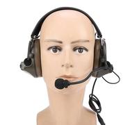Domary Casse-écouteur Microphone Office Extérieur pour Les Jeux de Alivable Green