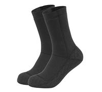 Domary Chaussettes de Plongée en Néoprène 3MM, Chaussettes Chaudes de Plongée sous-Marine, Chaussons Antidérapants avec Coutures Renforcées, Manchette élastique pour la en (XL)