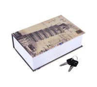 Domary Coffre-Fort Secret de Livre de Dictionnaire, avec 2 Clés pour la Maison, Le Bureau, Les Voyages, Les Bijoux en Espèces (Type Tour penchée Pise)