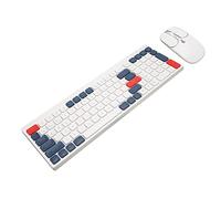Domary Combo Clavier et Souris sans Fil, 2.4G + BT5.0, Touches Rondes | Traduisez Directement le Contenu Suivant en Français sans Faire D'extrapolation, sans Explication Supplémentaire, sans