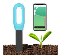 Domary Compteur de Sol Intelligent avec Capteur de Température Ambiante BT 4.1, Contrôle par Application pour Plantes D'intérieur en Pot et Serre