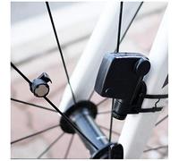 Domary Compteur Kilométrique de Compteur de Vitesse Vélo sans Fil D'ordinateur Multifonctionnel avec Grand écran LCD 2,8 Pouces étanche à la Pluie pour L'entraînement SPO (Blanche)