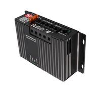 Domary Contrôleur de Charge Solaire MPPT 12V 30A, Régulateur de Panneau Solaire avec Double Charge Batterie pour Batterie Démarrage Voiture RV Marine (MPPT5025A Double (25A))