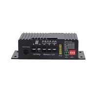 Domary Contrôleur de Charge Solaire MPPT 12V 30A, Régulateur de Panneau Solaire avec Double Charge Batterie pour Batterie Démarrage Voiture RV Marine (MPPT5012A-(12A))