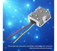 Domary Convertisseur élévateur DC-DC Haute efficacité, Alimentation 12V à 24V, 10a, pour équipement Robuste, étanche à la Poussière et aux Séismes