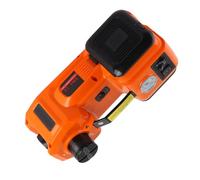 Domary Cric Hydraulique électrique 12V 5T avec hocs, Outil de | Capacité de 5 Tonnes, Levage de 135 à 360 Mm, Compresseur D'air de 150 Psi, Lampe de Poche LED, étui de Rangement en