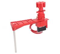 Domary Dispositif de Verrouillage de Valve Universel, Dispositif Verrouillage sécurité amélioré pour Poignées Levier Valve, 1 Outil Multifonctionnel pour Usage Industriel, fabriqué à Partir Matériaux