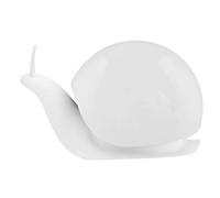 Domary Distributeur de Savon en Forme D'escargot, Distributeur de Liquide Style Presse, Lotion pour Les Mains avec Couvercle en Coquille D'escargot pour la Cuis (Blanc)