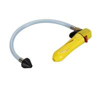 Domary Drain de Cartouche de CO2 fileté pour Le Nettoyage des Conduites | Robinet fileté et Tuyau Flexible, Corps en ABS 150 G, Compatible avec Tuyau de Condensat et Kit D'ouverture CVC, Injection