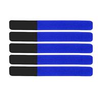 Domary DUUTI 5PCS Sangles de Pompe à Vélo Fixation de Bande Support Conception Crochet et Boucle Réutilisable Réglable pour Arrangement Stockage Vélo Matériau en NY (Bleue)