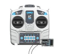 Domary Émetteur de Télécommande MC7RE 2.4GHz S-FHSS avec Récepteur MC7RE pour Hélicoptère Multicopter de Voiture Bateau RC (Multicolore)