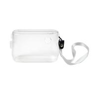 Domary Étui de Protection Transparent Anti-Choc avec Dragonne pour Imprimante Thermique Série A9, Plastique PC, Transparent, 1 Étui de Protection 1 Dragonne