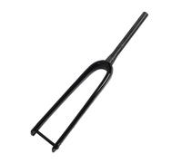 Domary Fourche de Vélo de Route Tube Conique Léger Fourche Avant Rigide pour Remplacement avec compatibilité avec Freins à Disque Haute Résistance Durable Conduite Douce pour Vélo (Noir Brillant)