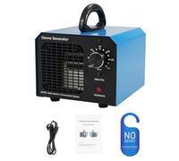 Domary Générateur Portable O3, Machine D'élimination des Odeurs, Ioniseur O3, Désodorisant, Purificateur d'air pour la Maison, la Fumée, Voiture, Chambre des Animaux (10g et Prise UE)