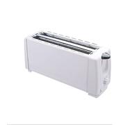 Domary Grille-Pain 4 Tranches avec Auge Plus Large et Plateau à Miettes Amovible pour Le Petit-déjeuner Familial, Machine en Acier Inoxydable 1200 W, Prise UE 220 V, Ouverture