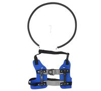 Domary Harnais pour Chien Aveugle, Réglable, Robuste, Anti-Collision, Dispositif de Guidage Sûr pour Animaux Malvoyants, Matériau en Mousse D'aluminium SBR (S)