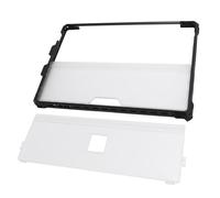 Domary Housse de Protection pour Tablette avec Porte-Stylo pour Pro 7 | Étui Robuste en TPU PC Résistant aux Chocs, Cadre surélevé, Bande élastique Antidérapante, Accès à la Couverture du Clavier
