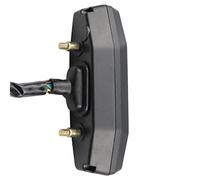 Domary Jauge de Régime de Moto, Affichage LED, Compteur Vitesse Moto à Réglage Automatique, Accessoires, Compteur Vitesse Numérique, Kilométrique, (avec des supports)