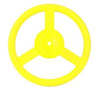 Domary Jouet de Volant D'Aire de Jeu en Plastique pour Enfants, Accessoire de Jeu Rotatif Durable, Installation Facile, Jaune, Rouge, Bleu, pour Aire de Jeux, avec Balançoire (Jaune)