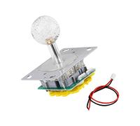 Domary Joystick D' éclairé coloré par LED, Commutable de 4 à 8 Voies pour Les Amateurs de Jeux D', 9,8x6,5x11cm
